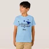 Kindergarten-graduiertes Shirt (blau) (Vorne ganz)