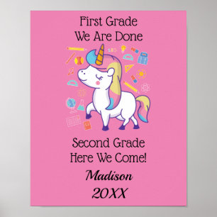 Kindergarten Grundschule Abschluss Poster