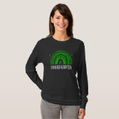 Kindergarten Grüner Leopard Regenbogen Kinder Teac T-Shirt (Vorne ganz)