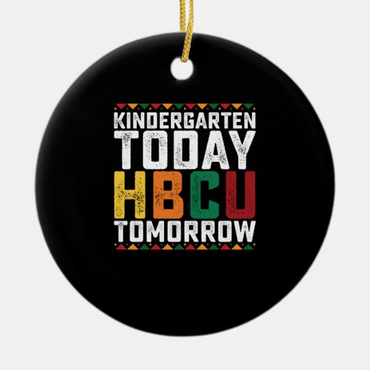 Kindergarten heute Hbcu Morgen Keramik Ornament (Vorne)