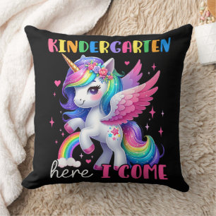 Kindergarten Hier Komm Ich Einhorn Zurück Zur Schu Kissen