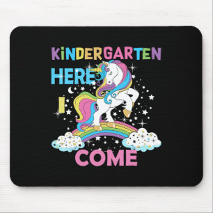 Kindergarten Hier komme ich zum Kindergarten Girl Mousepad