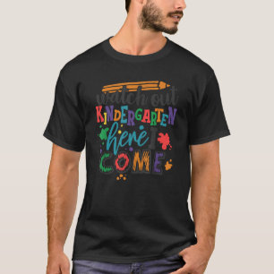KINDERGARTEN HIER SEHEN ICH ZUM SCHULlehrer T-Shirt