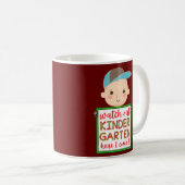 KINDERGARTEN HIER SEHEN, KOMME ICH niedlich lustig Kaffeetasse (VorderseiteRechts)