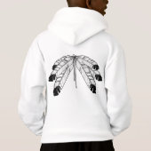 Kindergarten Hoodie Wildlife Native Art Hoodie (Rückseite)