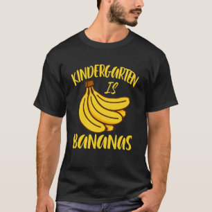 Kindergarten ist Bananen Lehrer unterrichtet zurüc T-Shirt
