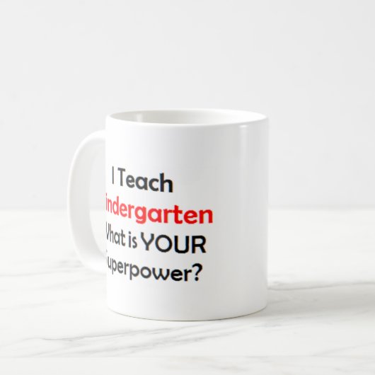 Kindergarten Kaffeetasse (Vorderseite Links)