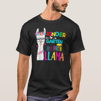 Kindergarten Kein Prob Llama Lehrer zurück zur Sch T-Shirt