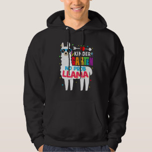Kindergarten Kein Problem Lama Lehrer Schüler Zurü Hoodie