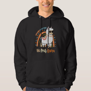 Kindergarten Keine-Problem-Llama Mädchen Lehrerin Hoodie