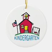 Kindergarten Keramik Ornament (Vorne)