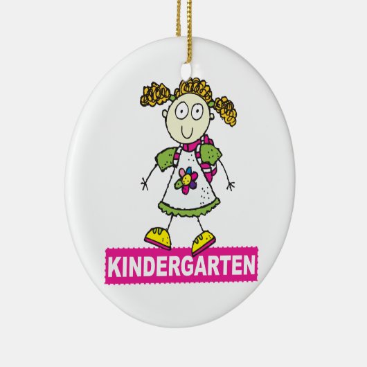 Kindergarten Keramik Ornament (Rechts)