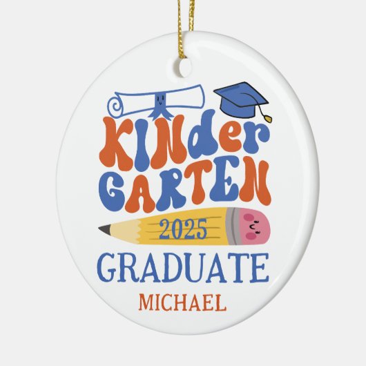 Kindergarten Keramik Ornament (Links)