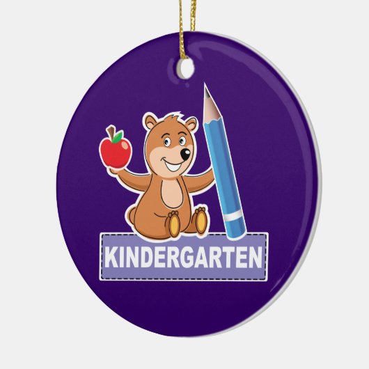 Kindergarten Keramikornament (Links)