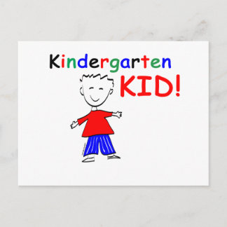 Kindergarten Kid Boys Postkarte