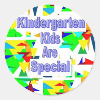 Kindergarten Kinder sind Sonderaktionen Runder Aufkleber