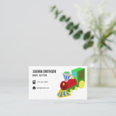 Kindergarten Kinderbetreuung Babysitter Visitenkarte (Stehend Vorderseite)