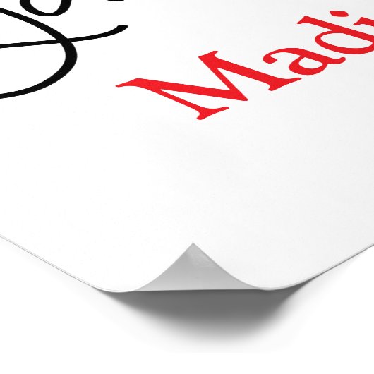 Kindergarten Kindergarten Gebärdenstatuen Kunst, D Poster (Ecke)