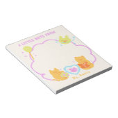 Kindergarten Kindergarten Kinderbär Notizblock (angewinkelt)