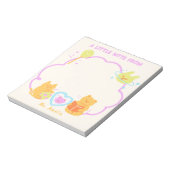 Kindergarten Kindergarten Kinderbär Notizblock (Rotiert)