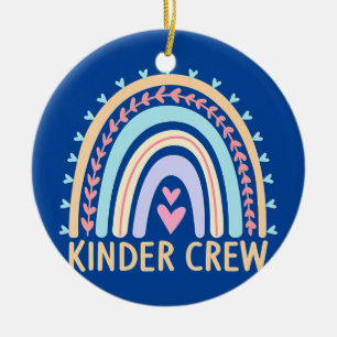 Kindergarten Kindergartenlehrer Regenbogen 1 Tag Keramik Ornament
