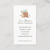 Kindergarten Kindertagesstätte Visitenkarte (Rückseite)