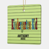 Kindergarten-Kinderweihnachtsverzierung Keramikornament (Links)