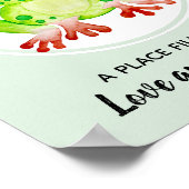 Kindergarten-Kinderzimmer-Kunst Poster (Ecke)