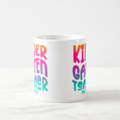 Kindergarten Lehrer Colorful Ombre Kaffeetasse (Mittel)