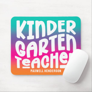 Kindergarten-Lehrer Farbiger Ombre Mousepad