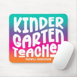 Kindergarten-Lehrer Farbiger Ombre Mousepad
