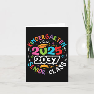 Kindergarten Lehrer Kinder glücklich ersten Tag zu Karte