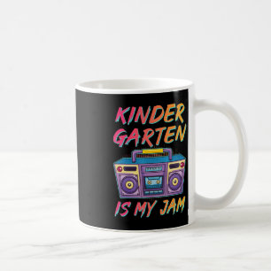 Kindergarten Lehrer Retro 80er Jahre zurück in die Kaffeetasse