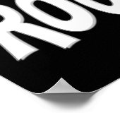 Kindergarten Lehrer Rock! Poster Print (Ecke)