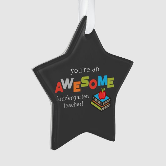 Kindergarten Lehrerbewertungstag, Phantastisch Ornament (Vorderseite)