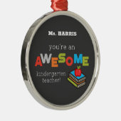 Kindergarten Lehrerbewertungstag, Phantastisch Ornament Aus Metall (Rechts)