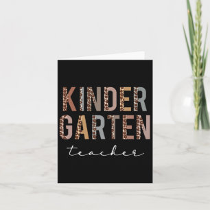 Kindergarten Lehrerin CK an Lehrstuhl Karte
