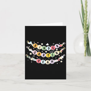 Kindergarten Lehrerin Freundschaft Bracelet Lehrer Karte