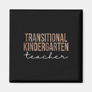 Kindergarten Lehrerin Leopard Wertschätzung Frauen Magnet