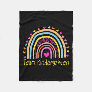 Kindergarten Lehrerin Rainbow Fleecedecke