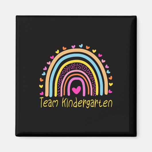 Kindergarten Lehrerin Rainbow Magnet (Vorne)