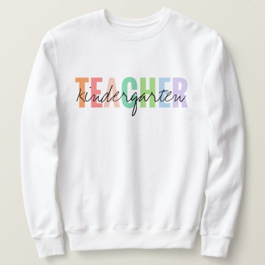 Kindergarten Lehrerin Unisex Sweatshirt (Design vorne)