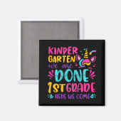 Kindergarten letzte Schulstufe 1 Magnet (Vorderseite/Rückseite)