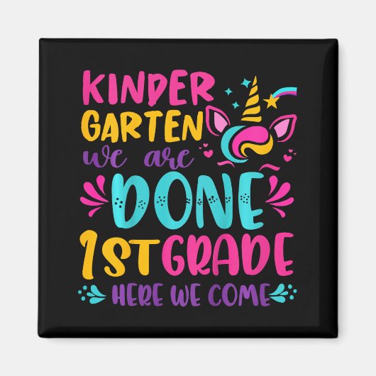 Kindergarten letzte Schulstufe 1 Magnet (Vorne)