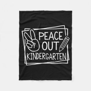 Kindergarten letzten Schultag Sommerpause 1 Fleecedecke
