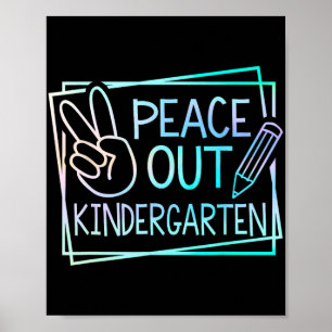 Kindergarten letzten Schultag Sommerpause 2 Poster