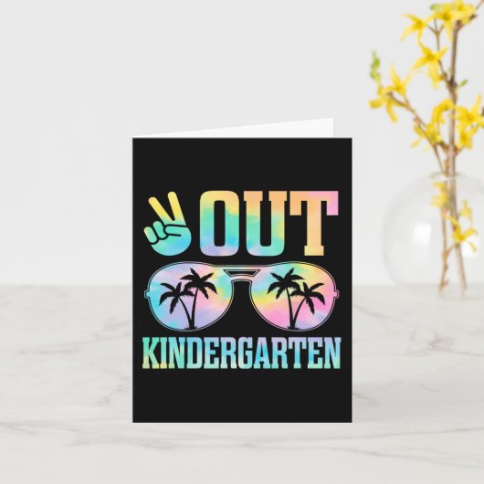 Kindergarten letzten Tag Abschluss Gif Karte (Gelbe Blume)