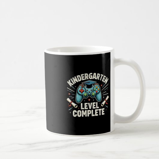 Kindergarten Level Complete Funny Graduation 2025 Kaffeetasse (Rechts)
