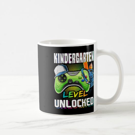 Kindergarten Level Unlocked Video Game Ck To Schoo Kaffeetasse (Rechts)