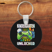 Kindergarten Level Unlocked Video Game Ck To Schoo Schlüsselanhänger (Vorderseite)